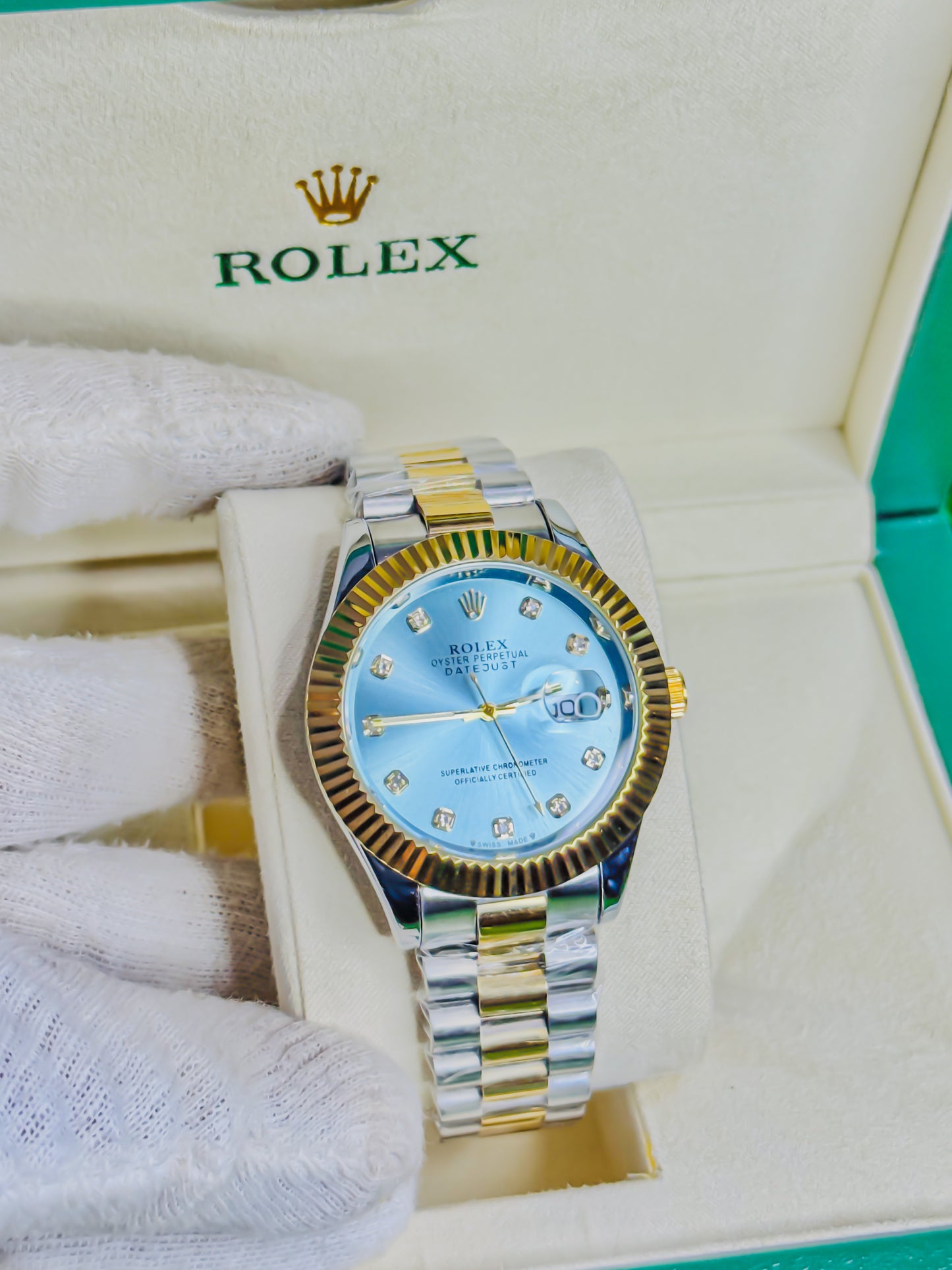 Rolex Royale Date Just - Dual Tiffany Dial