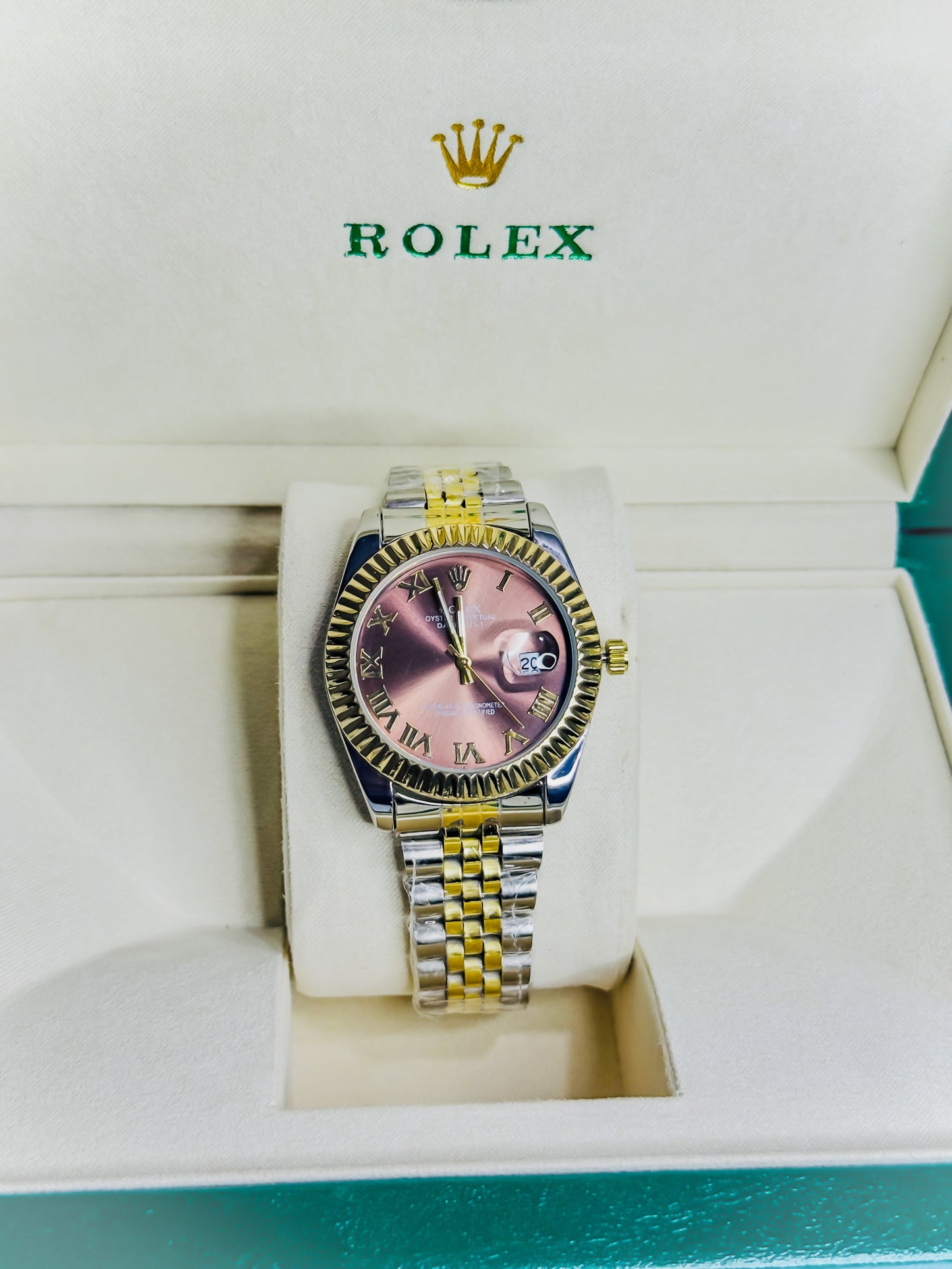 Brown Dial Couple Watch