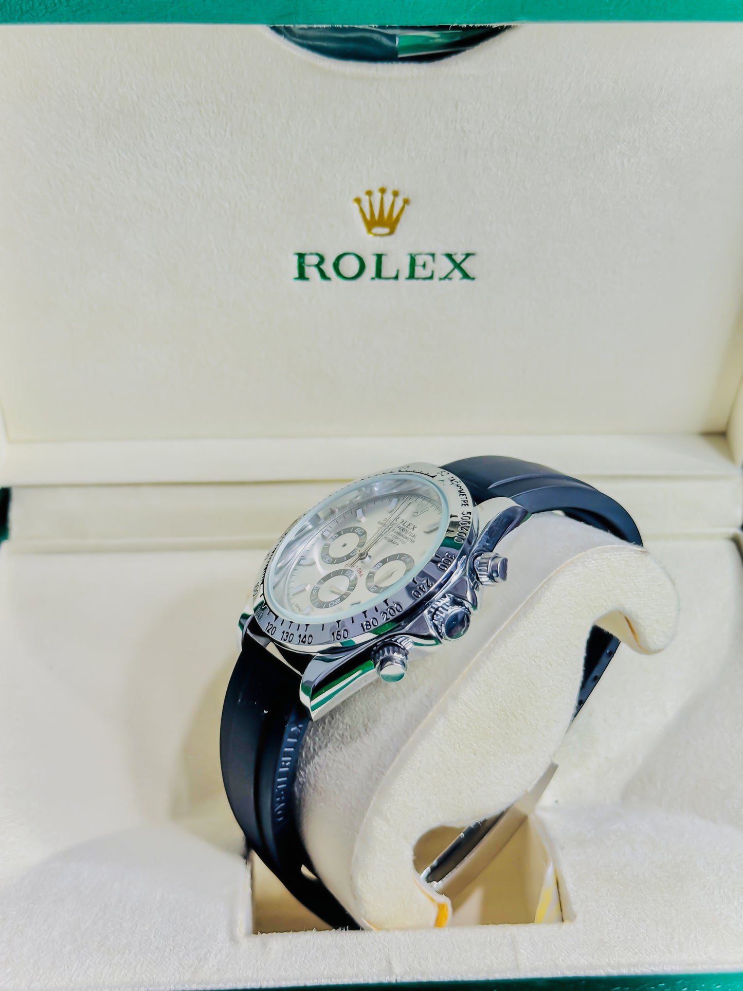 Rolex Daytona Silver - Chronograph Strap Edition
