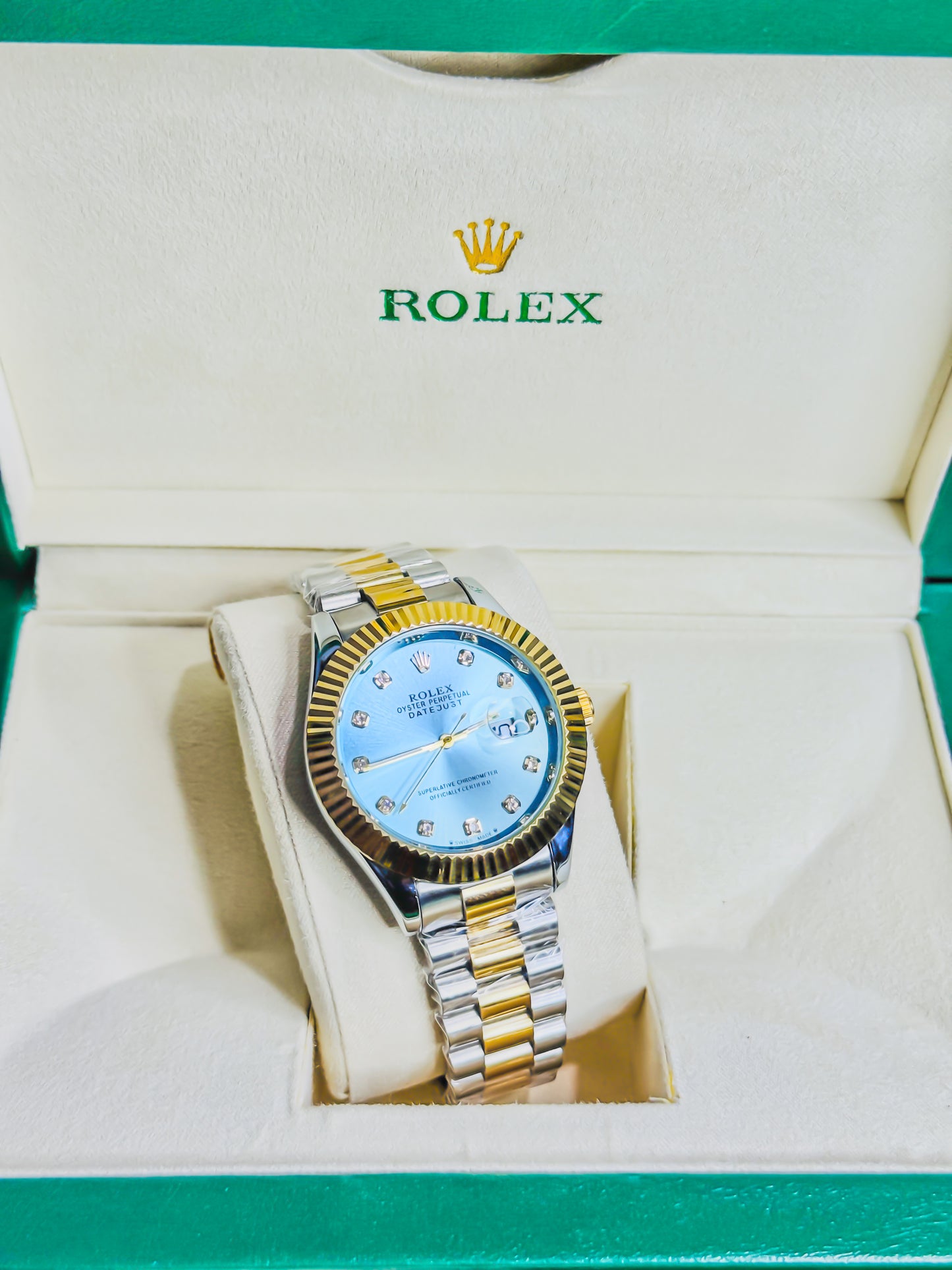 Rolex Royale Date Just - Dual Tiffany Dial