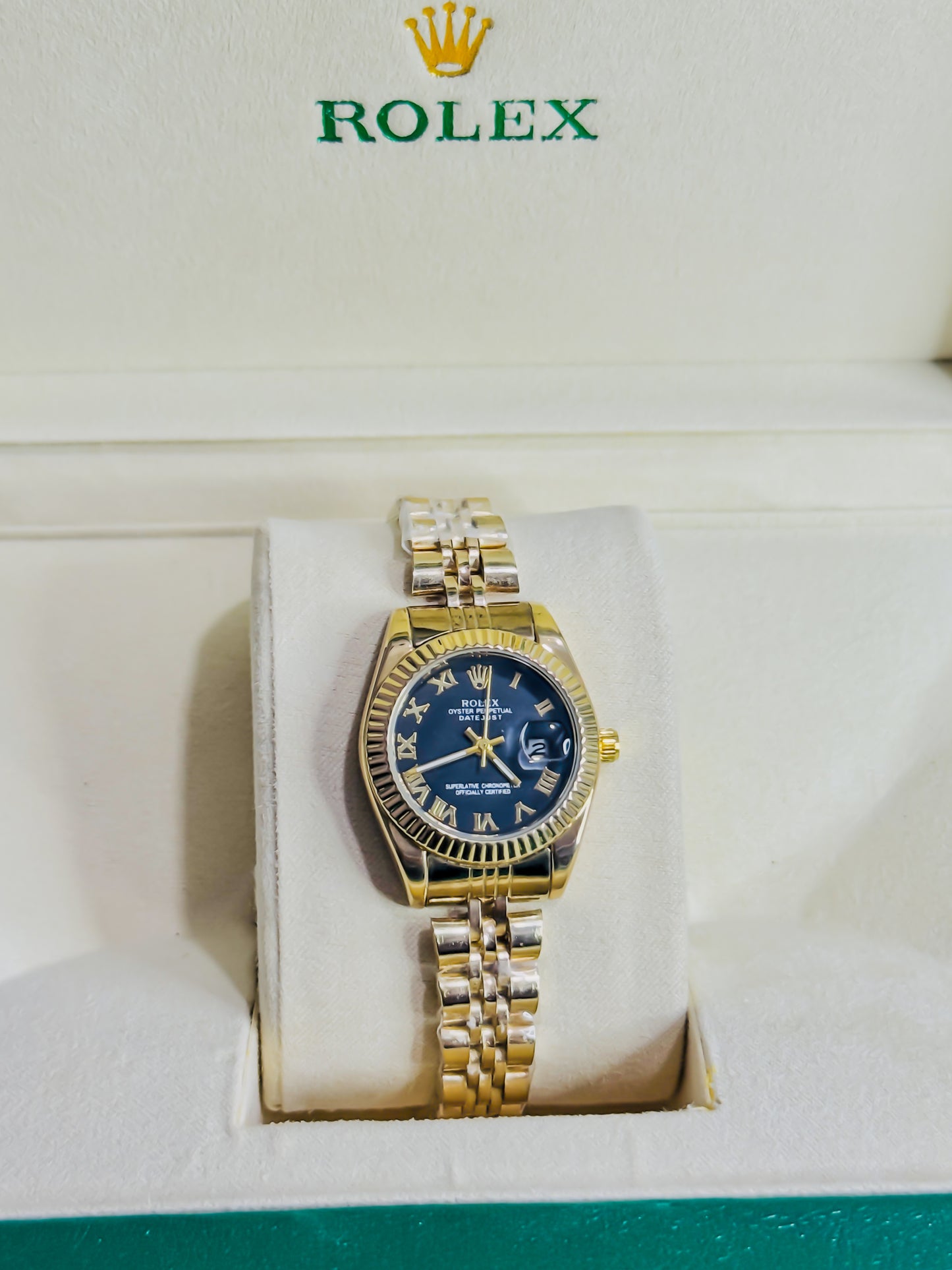 Rolex Royale Golden - Black Dial Couple Edition