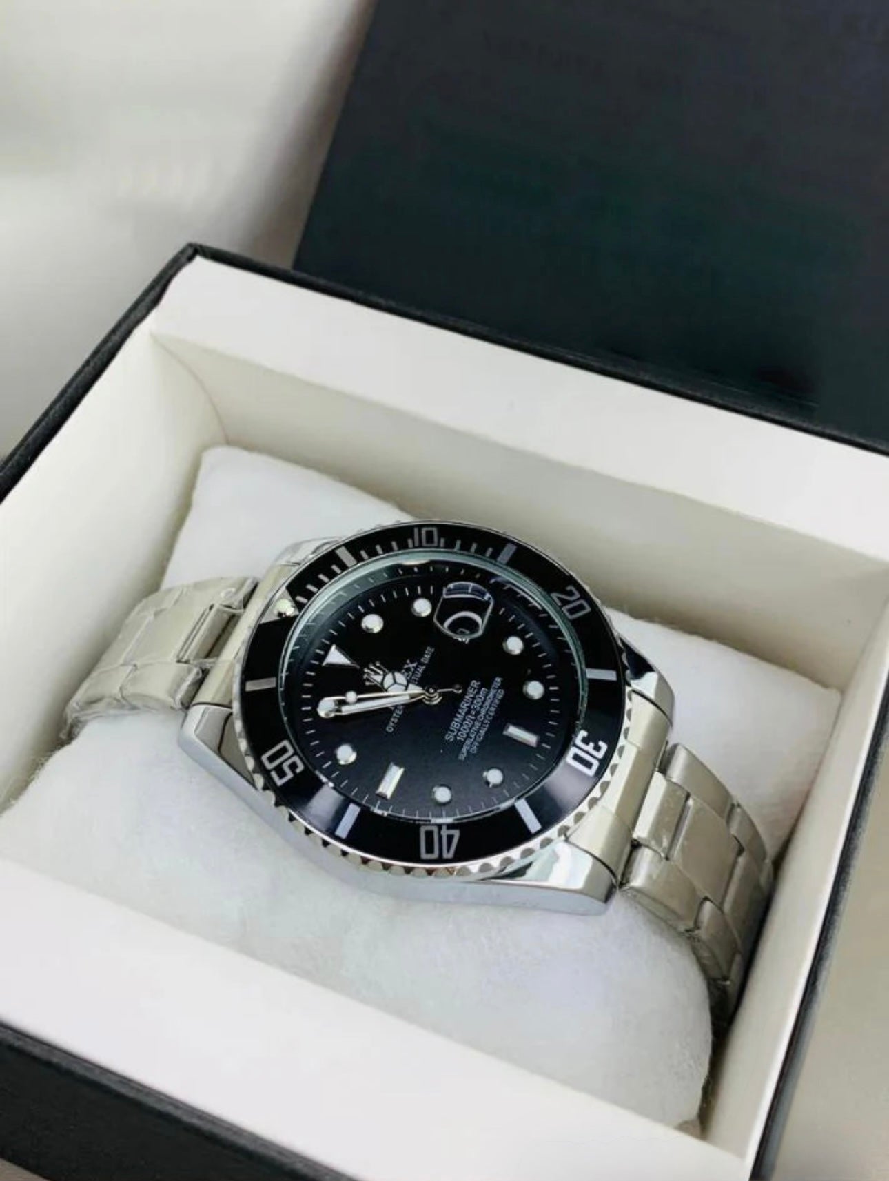 Rolex Submariner Silver - Black Dial Edition