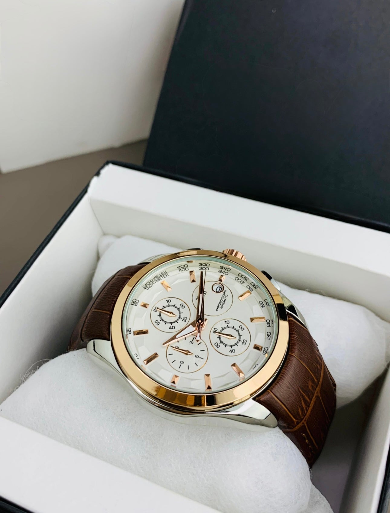 Tissot Chronograph Brown - Leather Edition