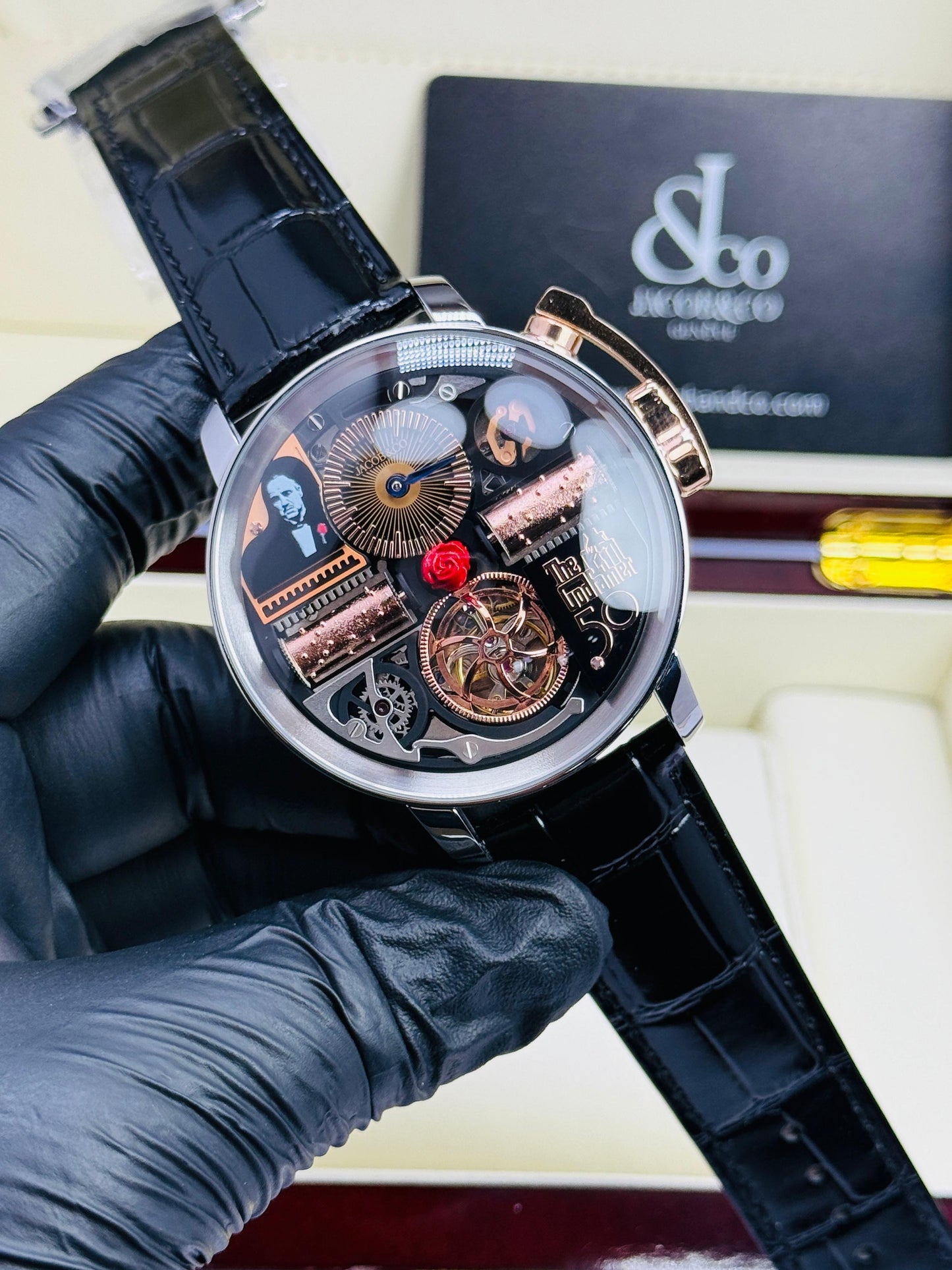 Jacob&Co God Father - Rose Gold Plus Silver Edition