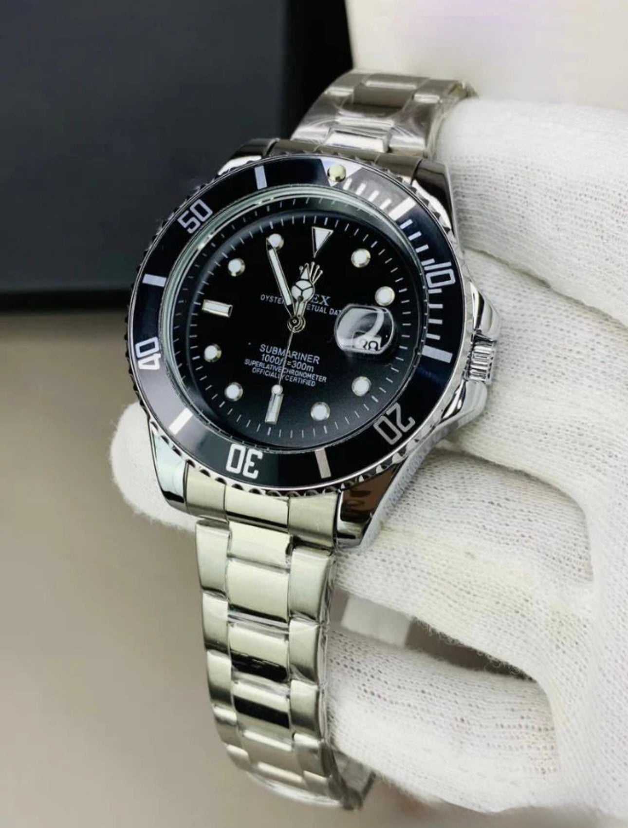 Rolex Submariner Silver - Black Dial Edition