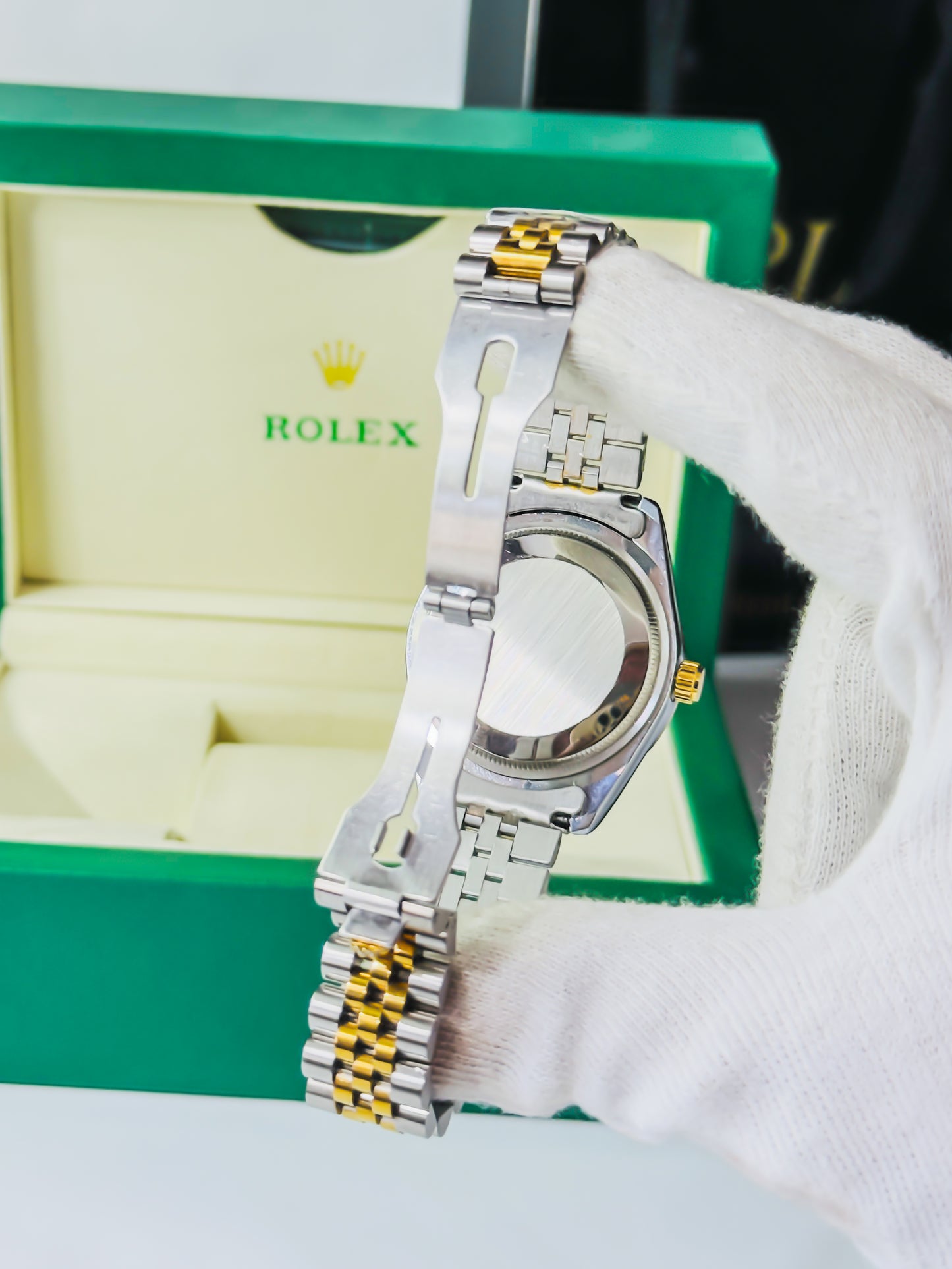 Royale Date Just - Two Tone Black Dial