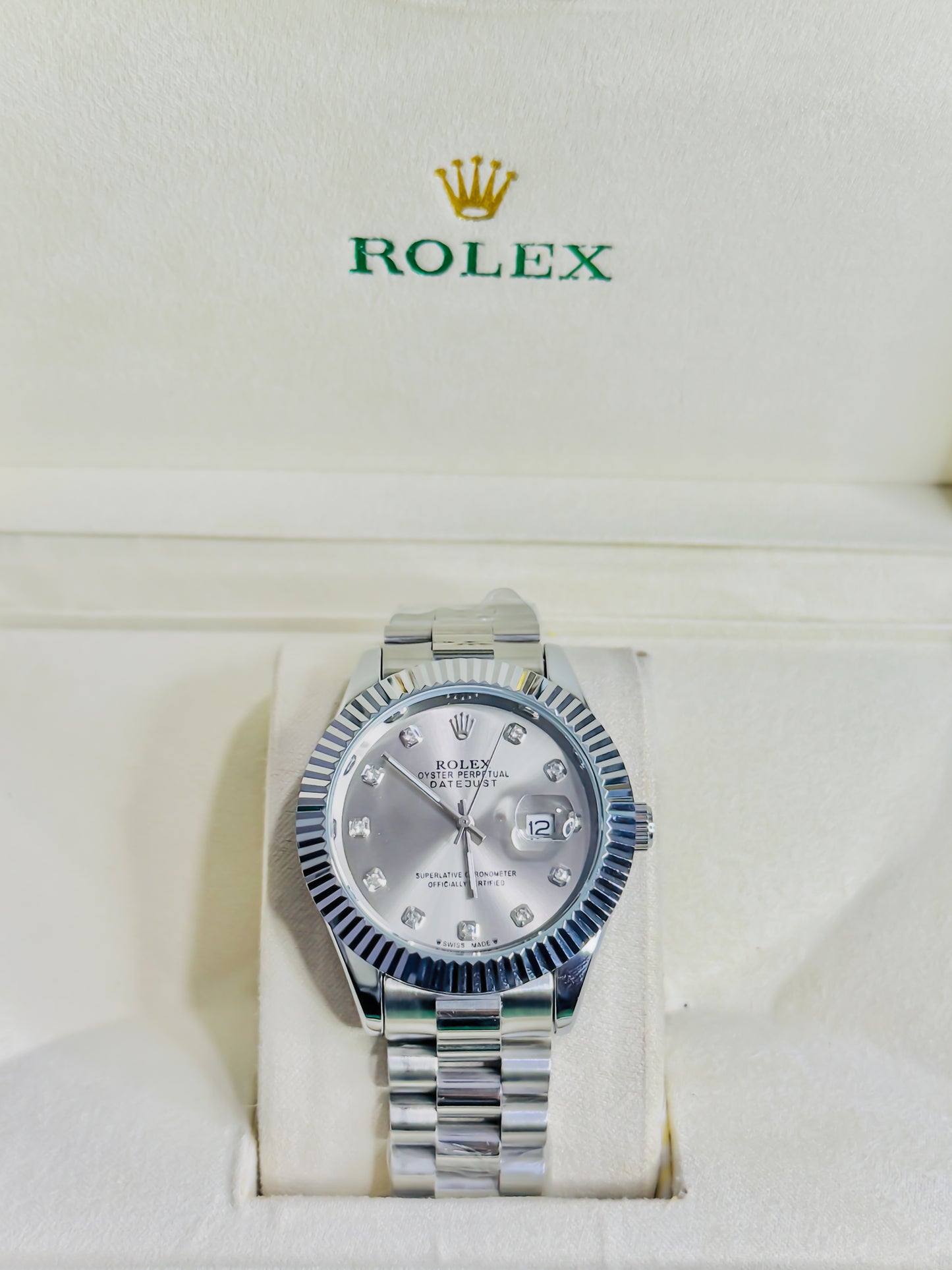 Rolex Royale Date Just - Silver