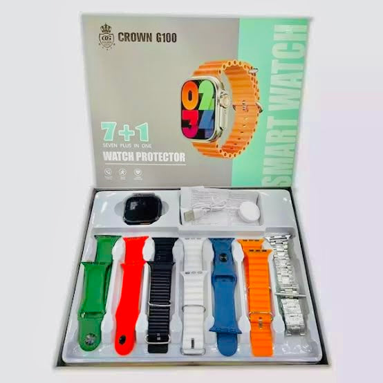 CROWN G100 7+1 SMART WATCH