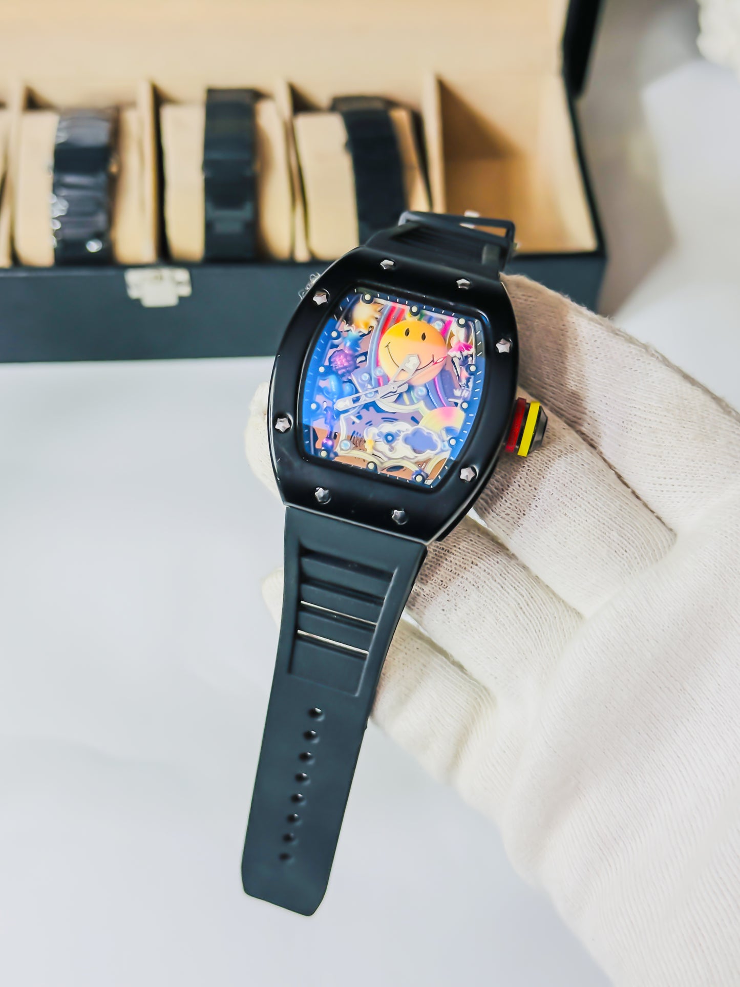 RM Black Smiley - Strap Edition