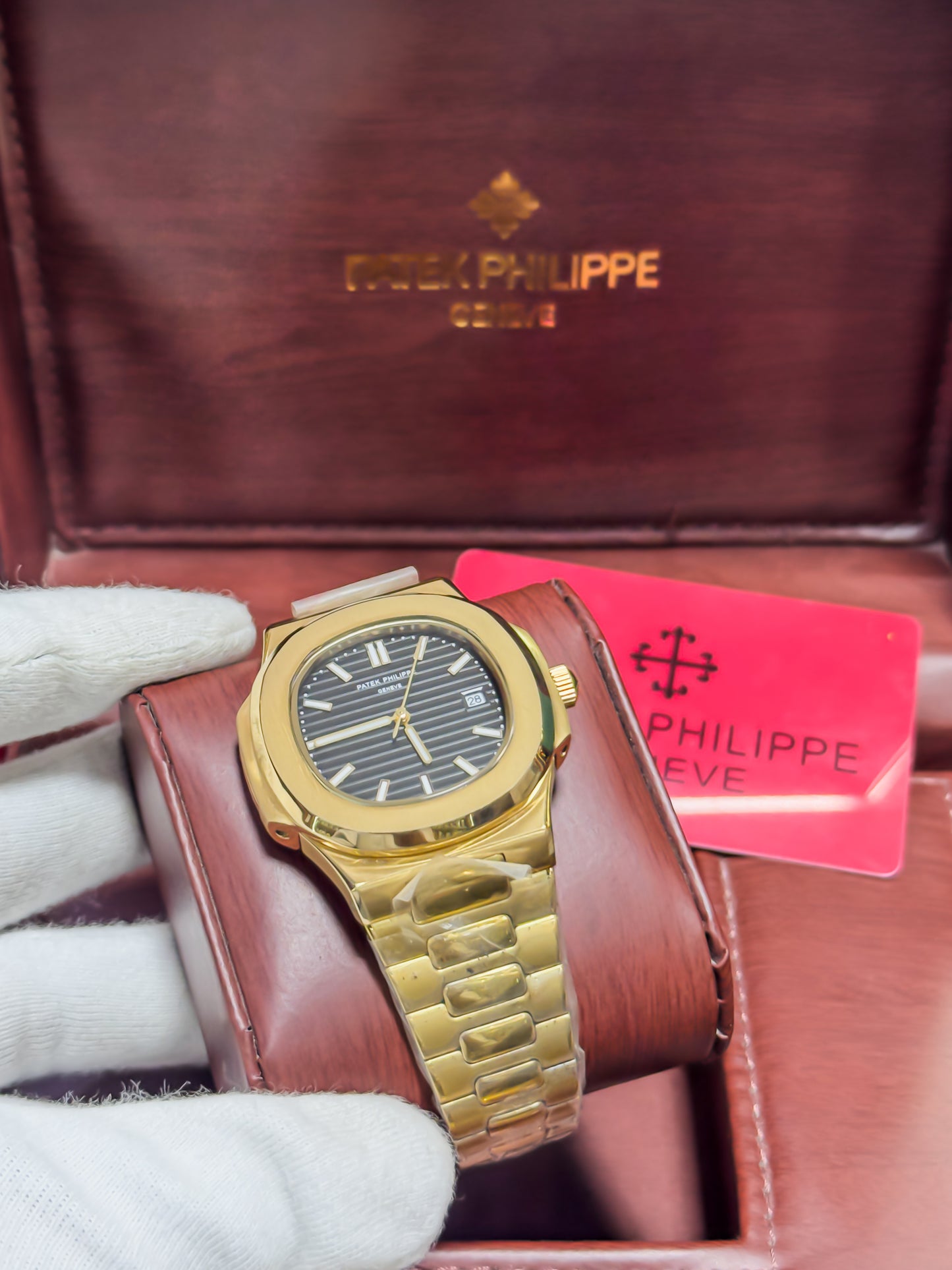 Patek Philippe Nautilus Golden - Black Dial - Master Edition
