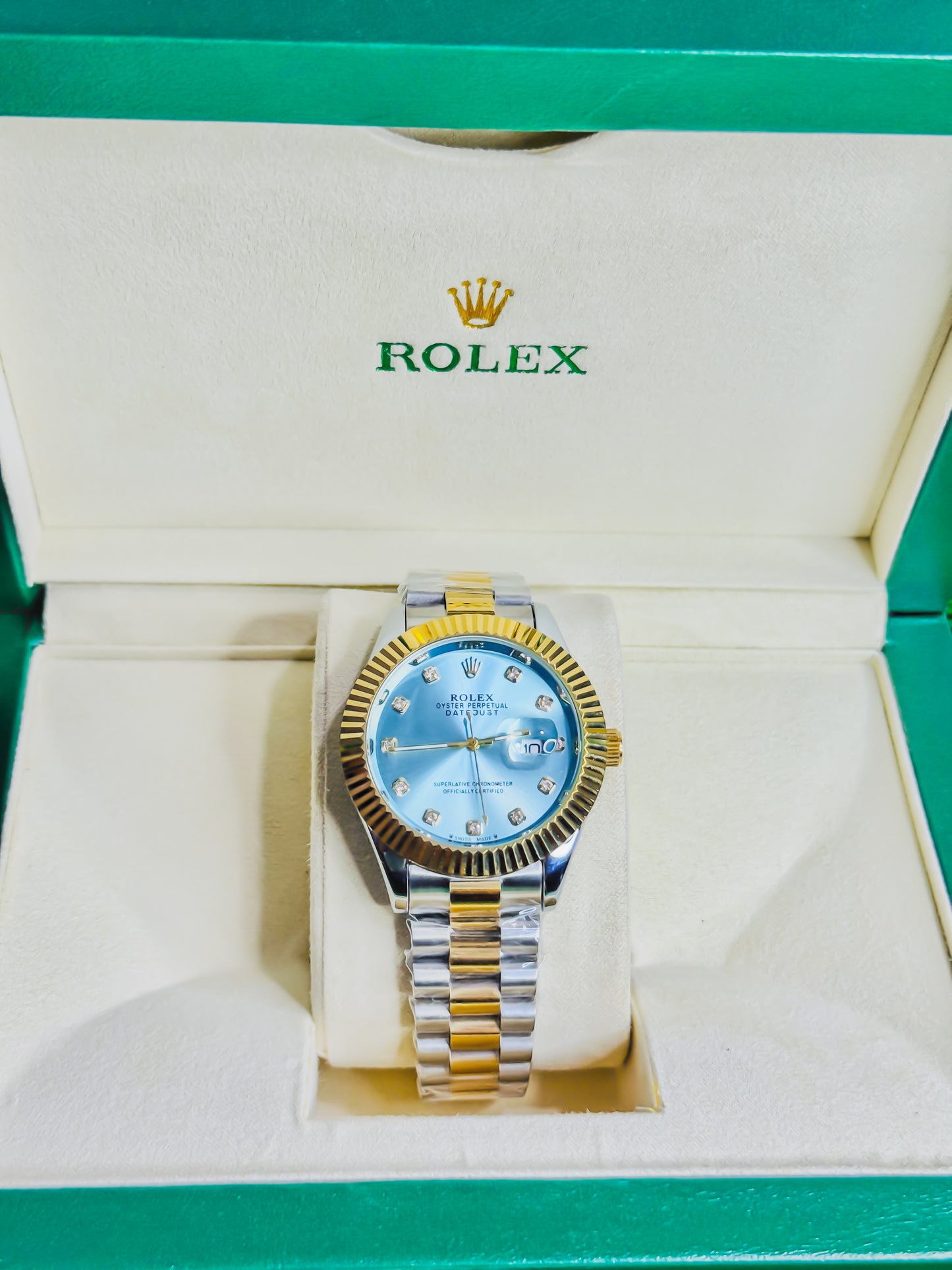 Rolex Royale Date Just - Dual Tiffany Dial