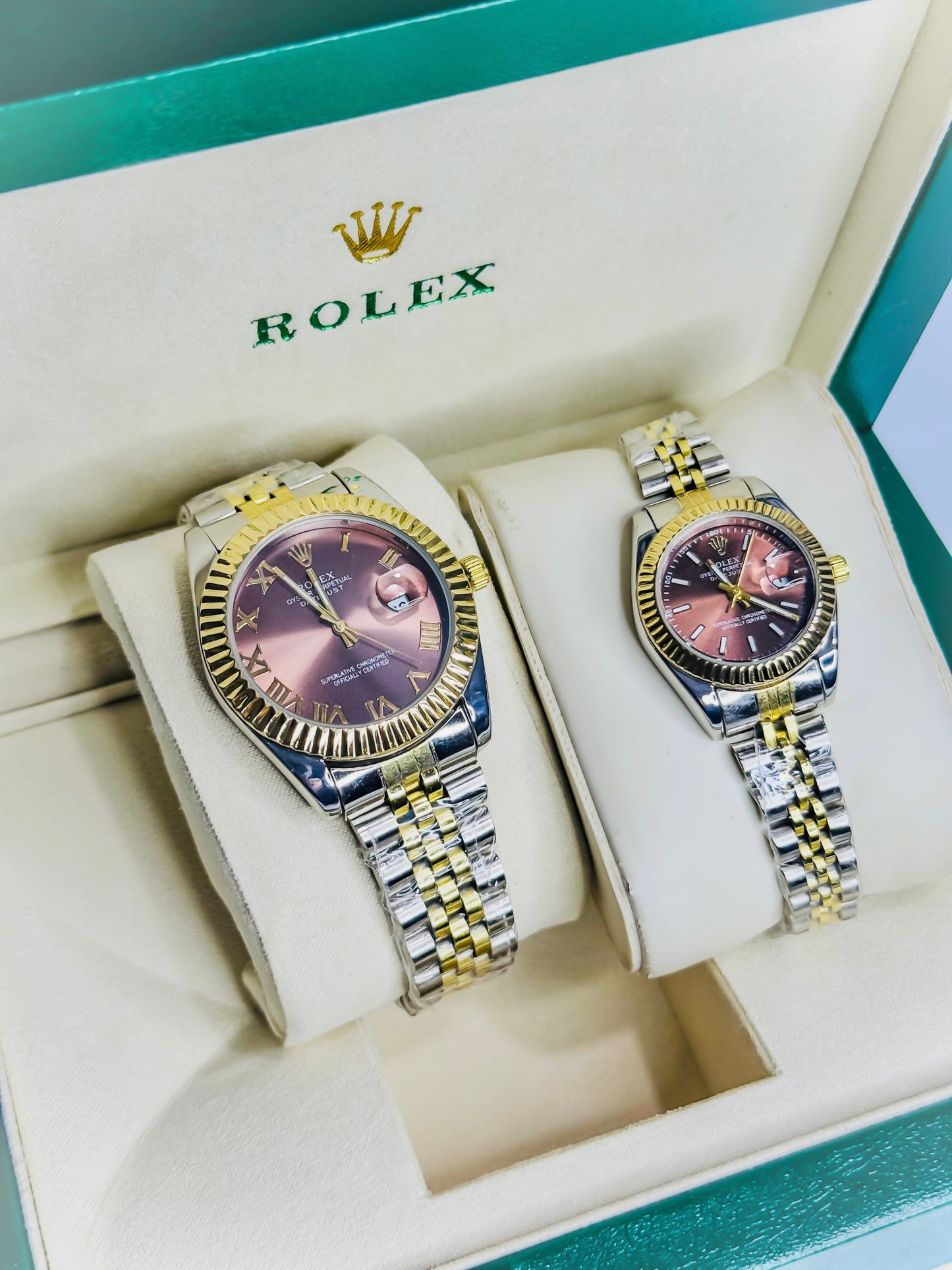 Couple Watch Two Tone
