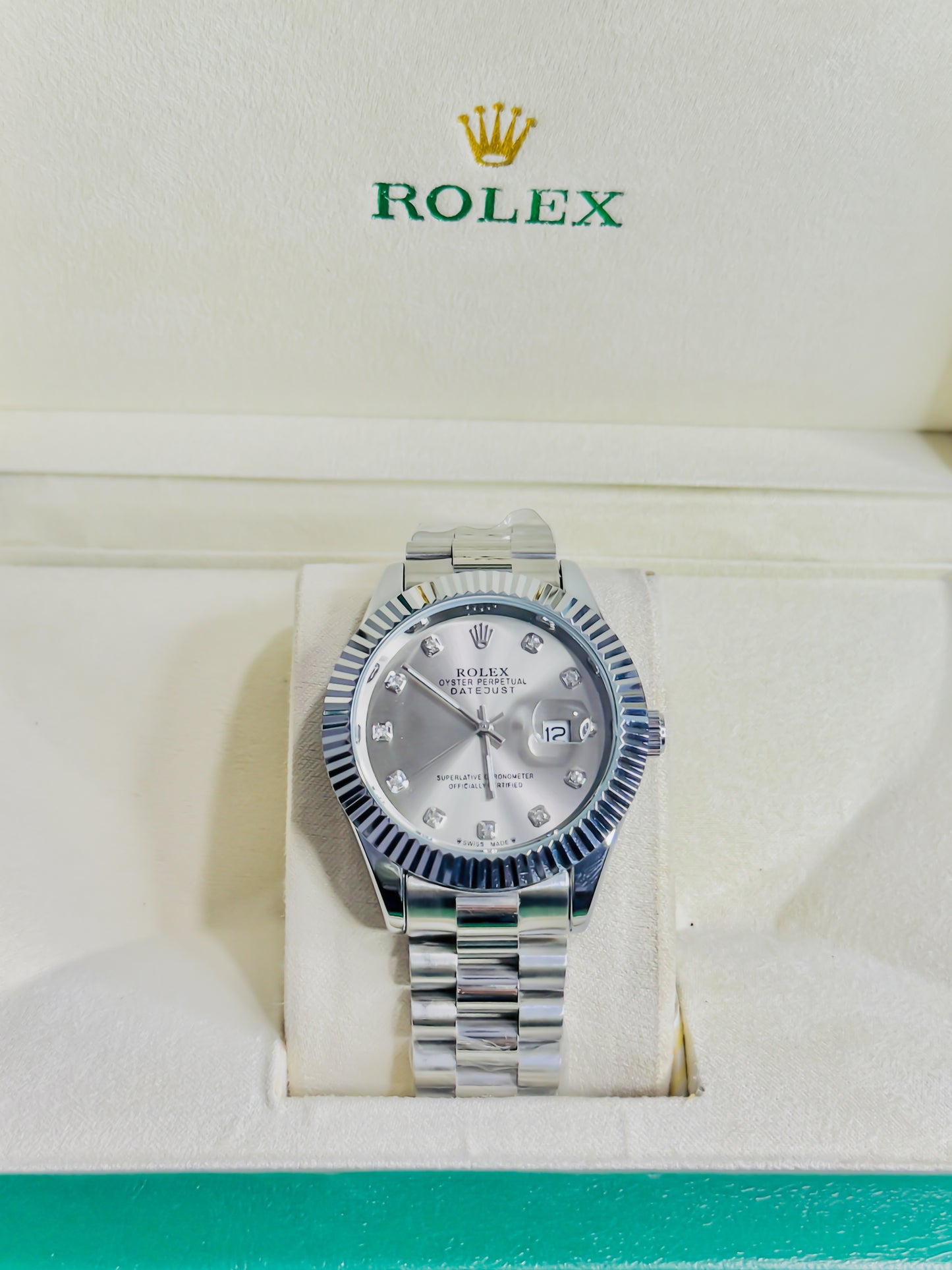 Rolex Royale Date Just - Silver