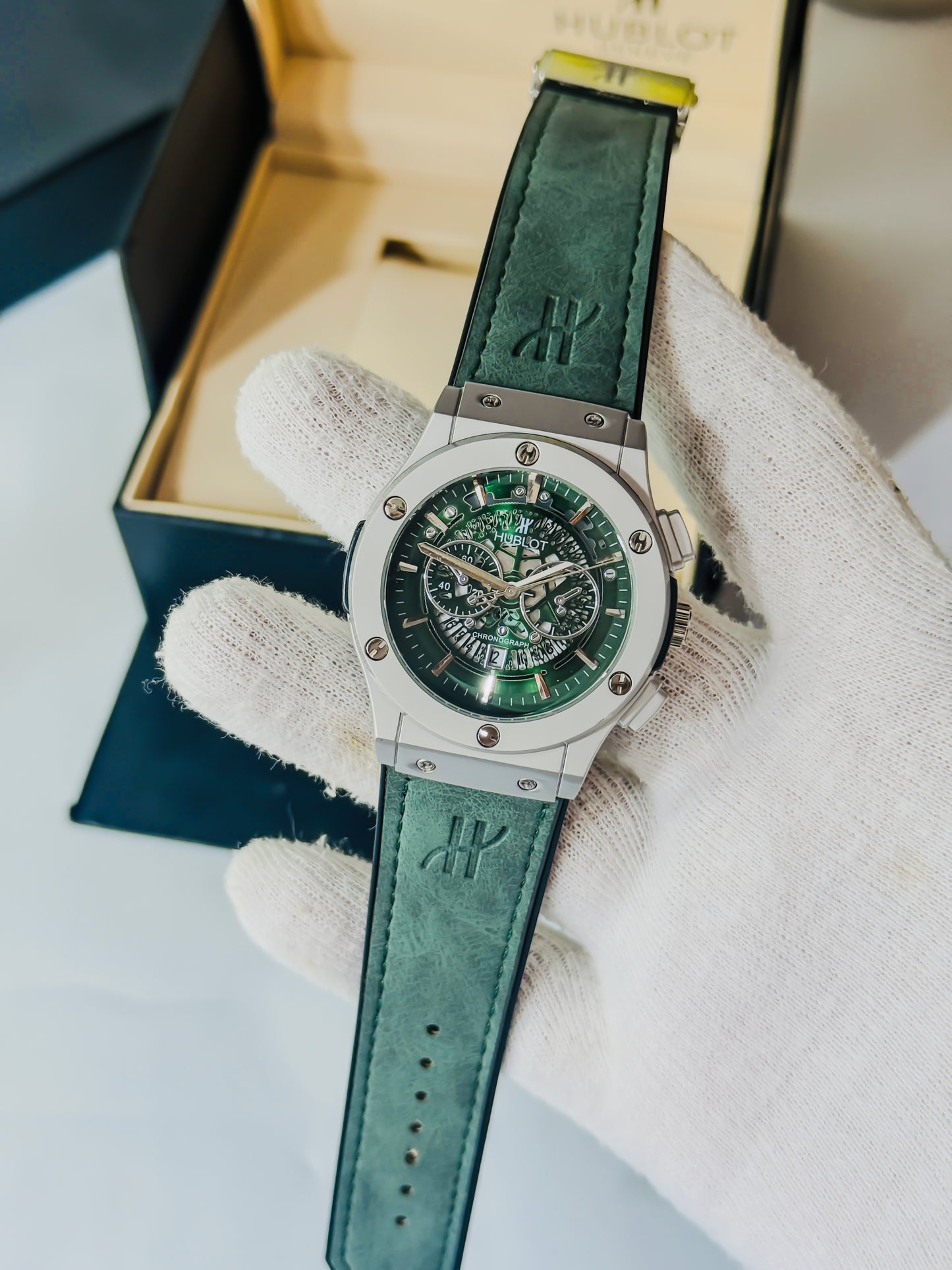 HB Geneve Green - Premium Strap Edition
