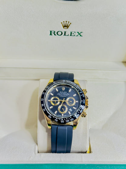 Rolex Daytona Black Dial - Chronograph Strap Edition