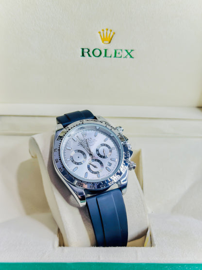 Rolex Daytona Silver - Chronograph Strap Edition