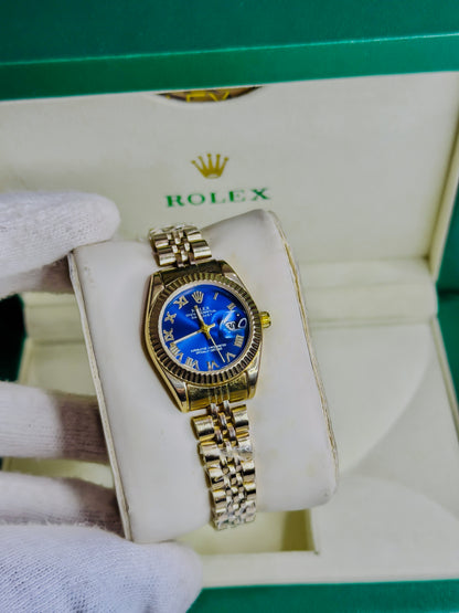 Royale Golden - Blue Dial Couple Edition