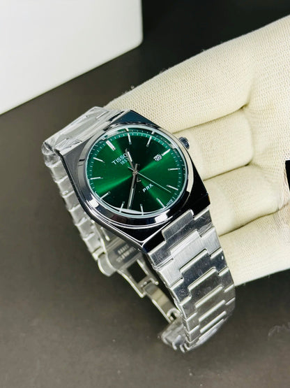 Tissot Prx Silver - Green Dial