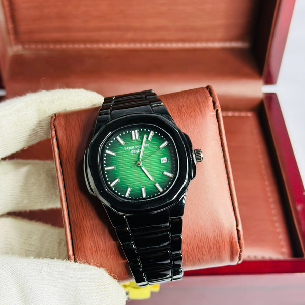 PP Geneve Black - Green Dial