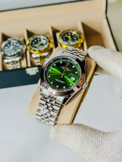 Date Just - Green & Silver Edition