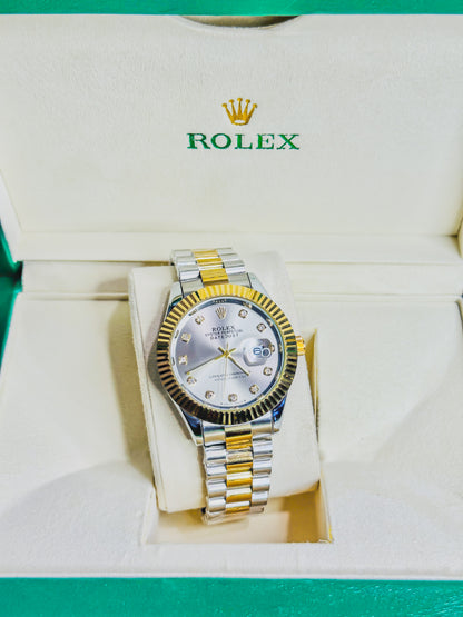 Rolex Royale Date Just - Dual Gold & Silver