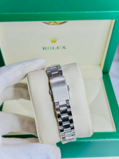 Rolex Royale Date Just - Silver Blue Dial - Couple Edition