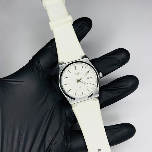 Tissot PRX Quartz White
