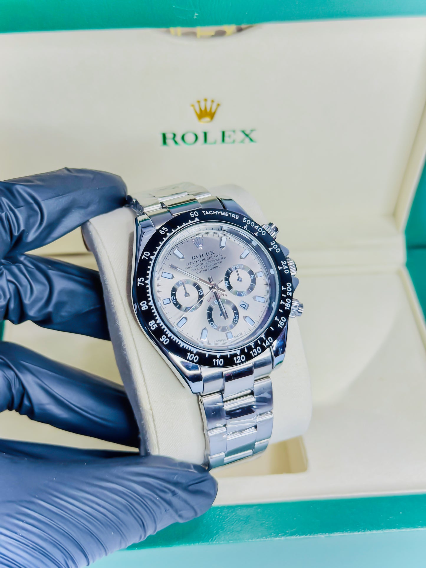 Rolex Daytona Silver Black