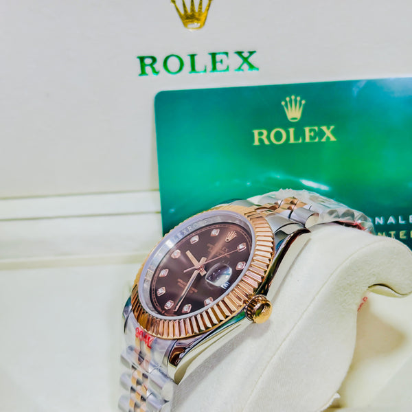 Rolex Date-Just Two-Tone Automatic – Diamond Dial Edition