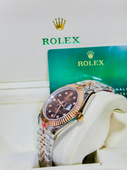 Rolex Date-Just Two-Tone Automatic – Diamond Dial Edition