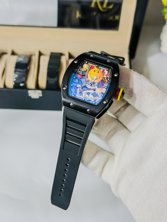 RM Black Smiley - Strap Edition