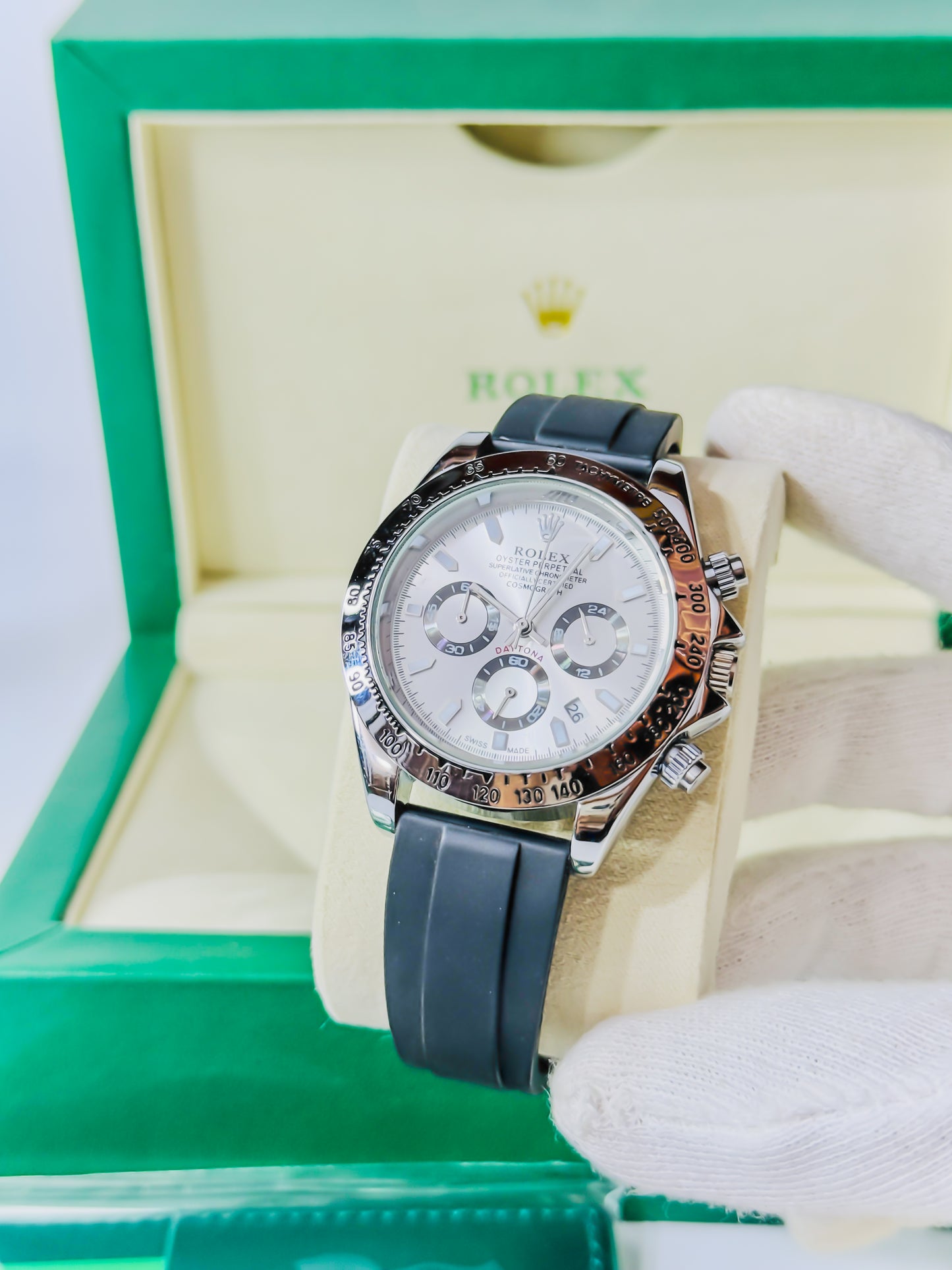 Daytona Silver - Chronograph Strap Edition