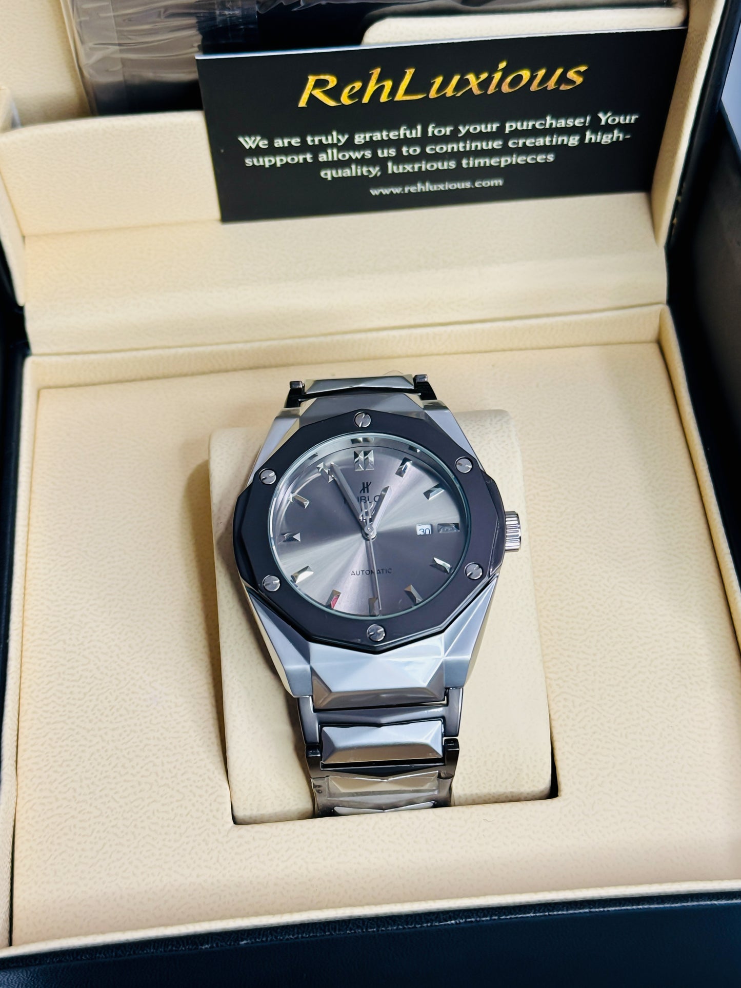 Hoblot Geneve Chain Watch - Premium Men Edition