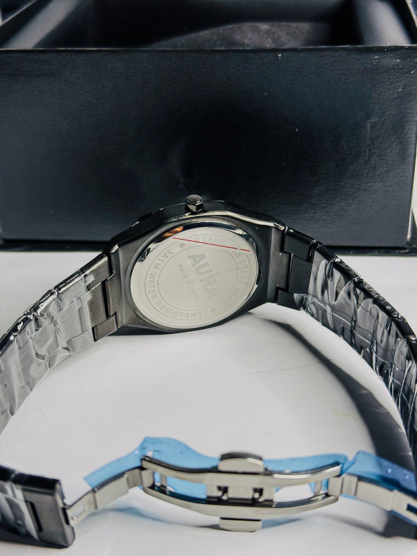 Stainless Steel Arabic Aura - Dual Black & White Dial