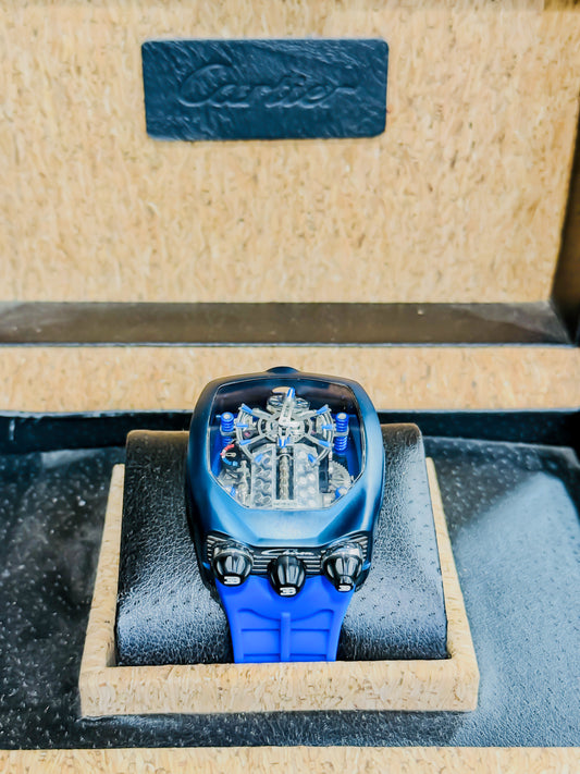 Jacob&Co Bugatti Chiron Skeleton - Blue Master Edition