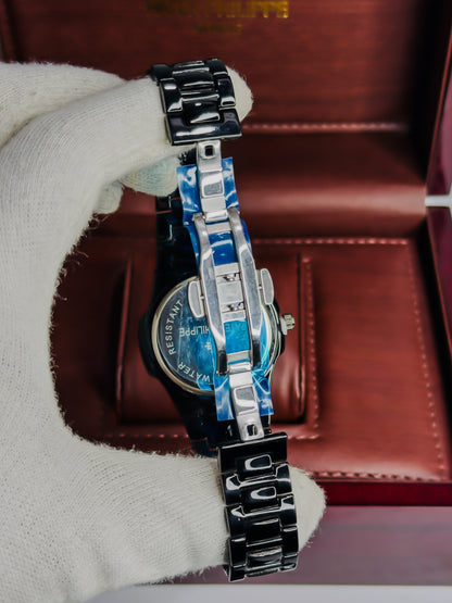 PP Geneve Black - Green Dial