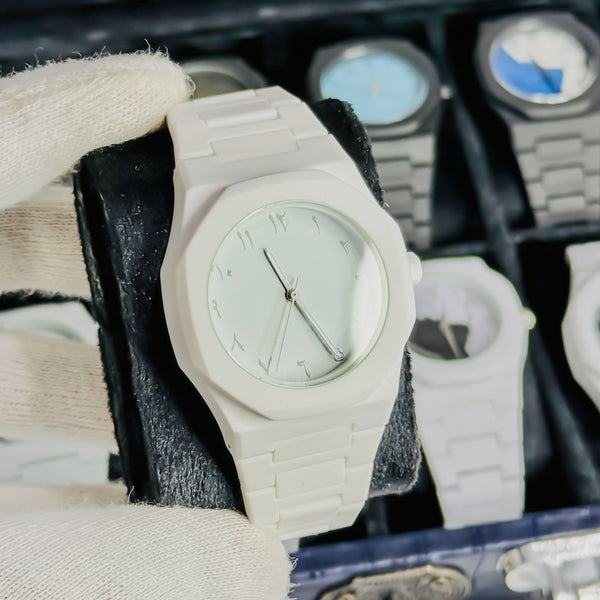 White Arabic Aura Watch