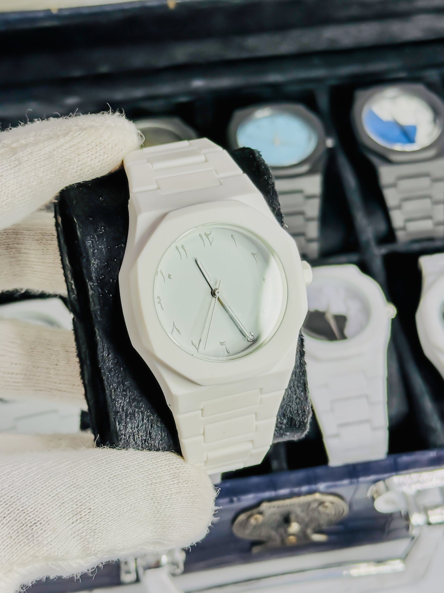 White Arabic Aura Watch