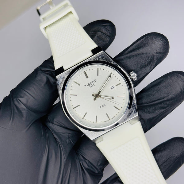 Tissot PRX Quartz White