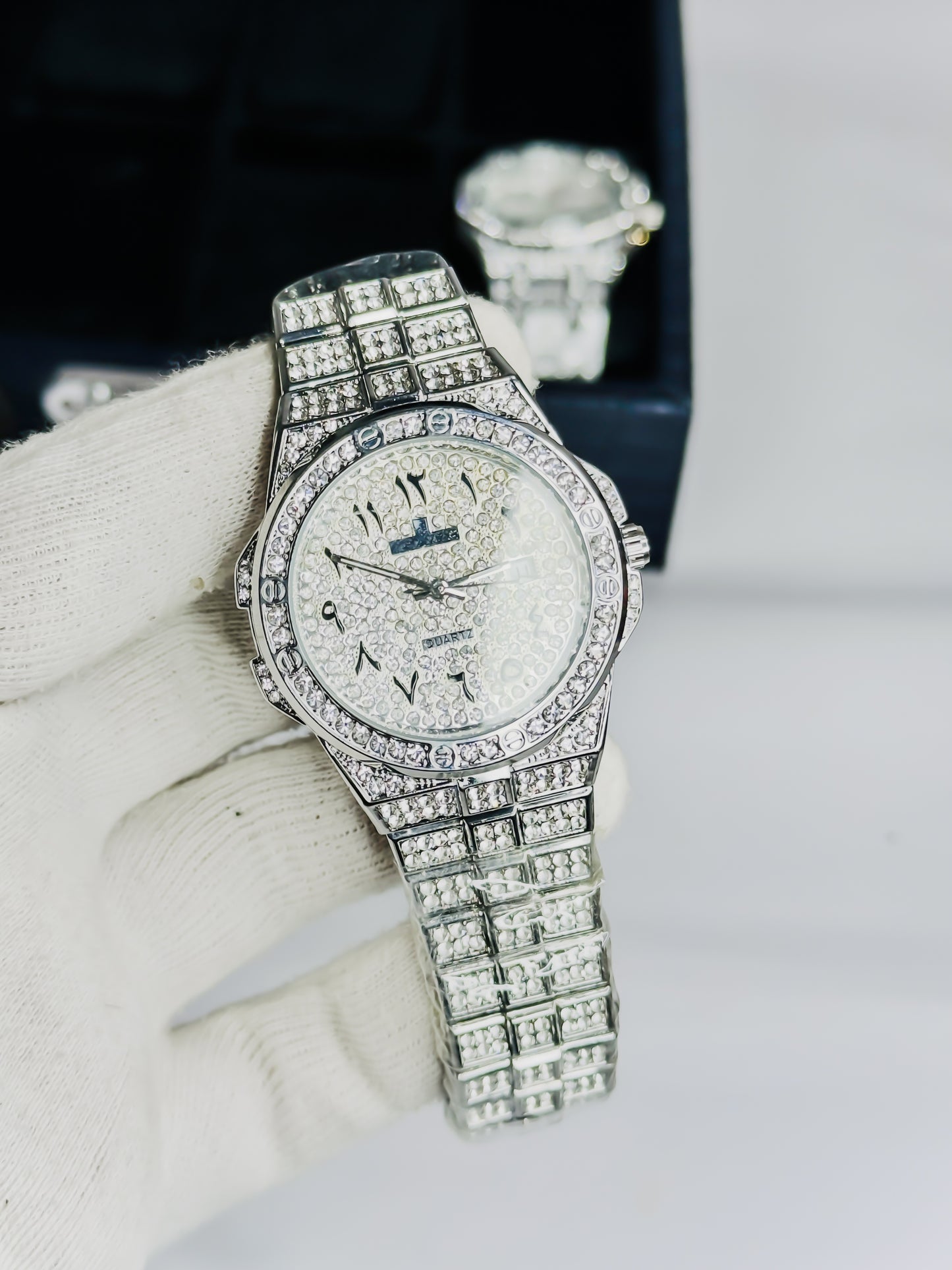 Arabic Style Full Stone Watch