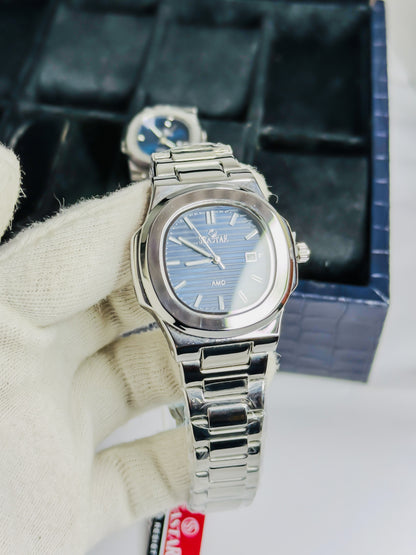 Seastar Royale Silver - Blue Dial Couple Edition