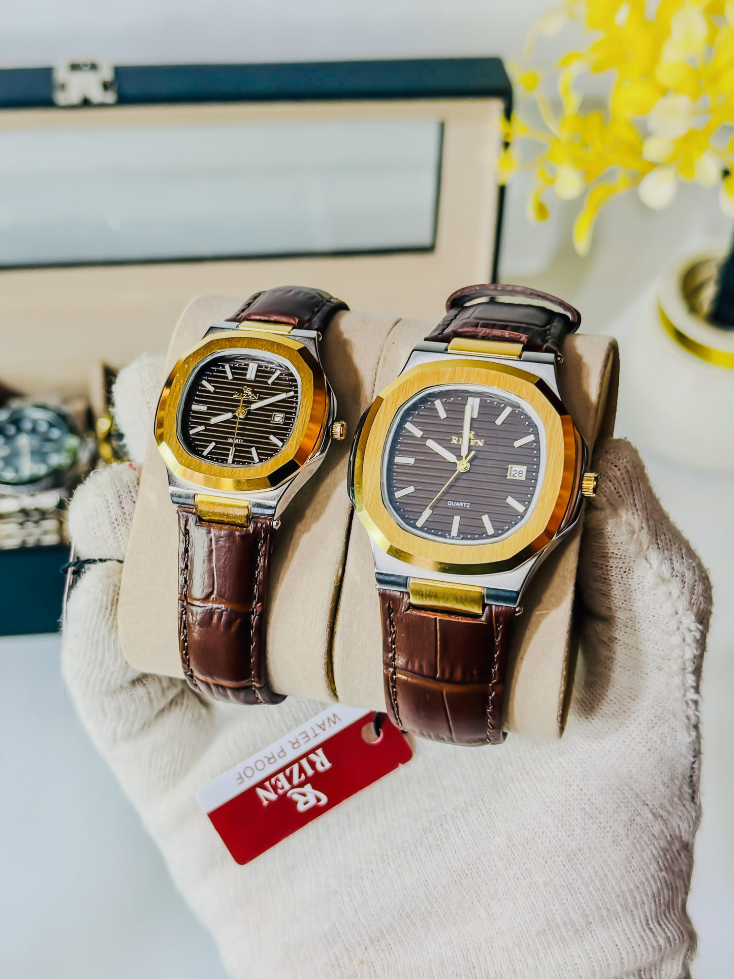Premium Leather Strap - Couple Edition
