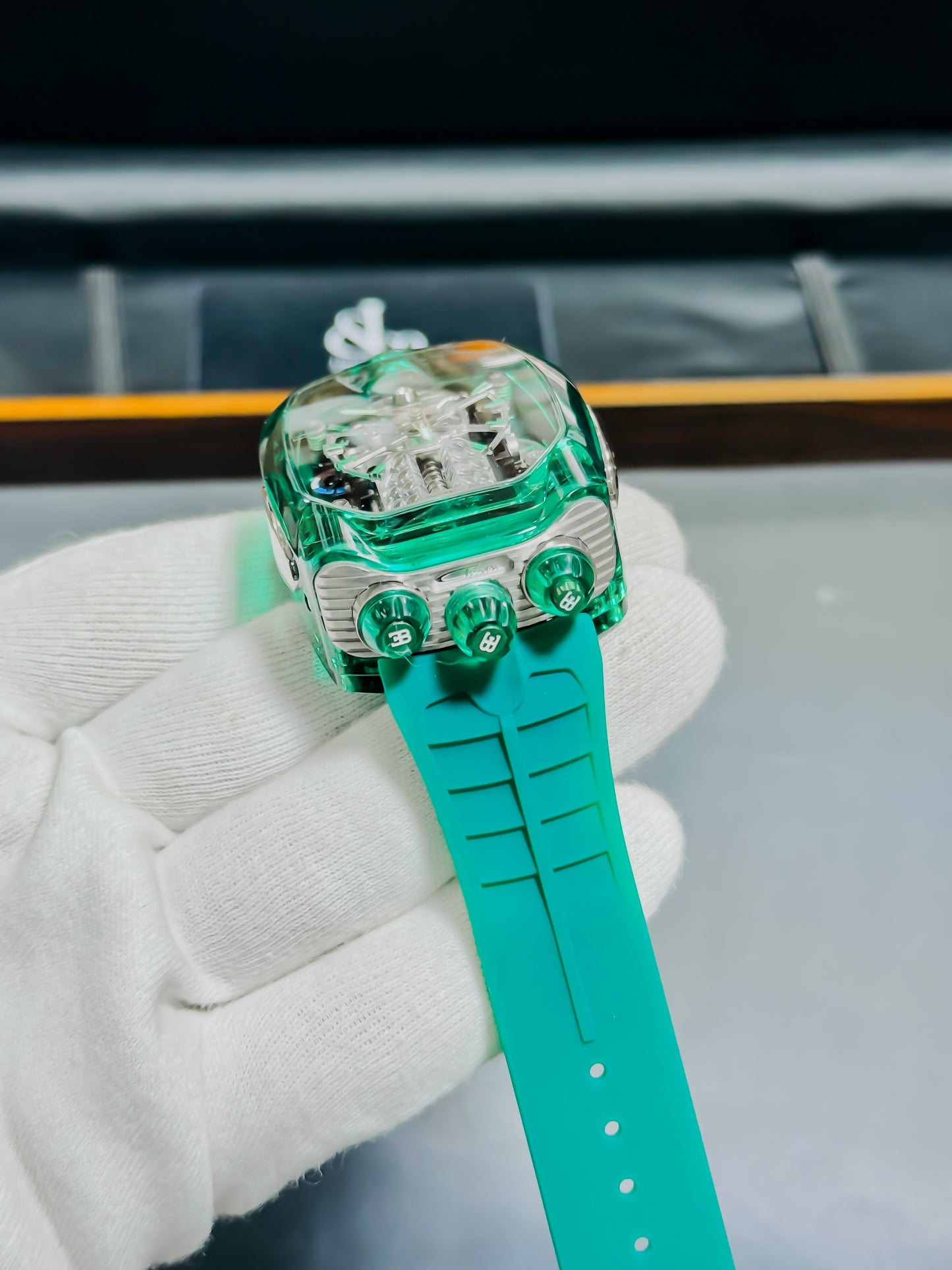 Jacob&Co Bugatti Chiron Green - Master Transparent Edition
