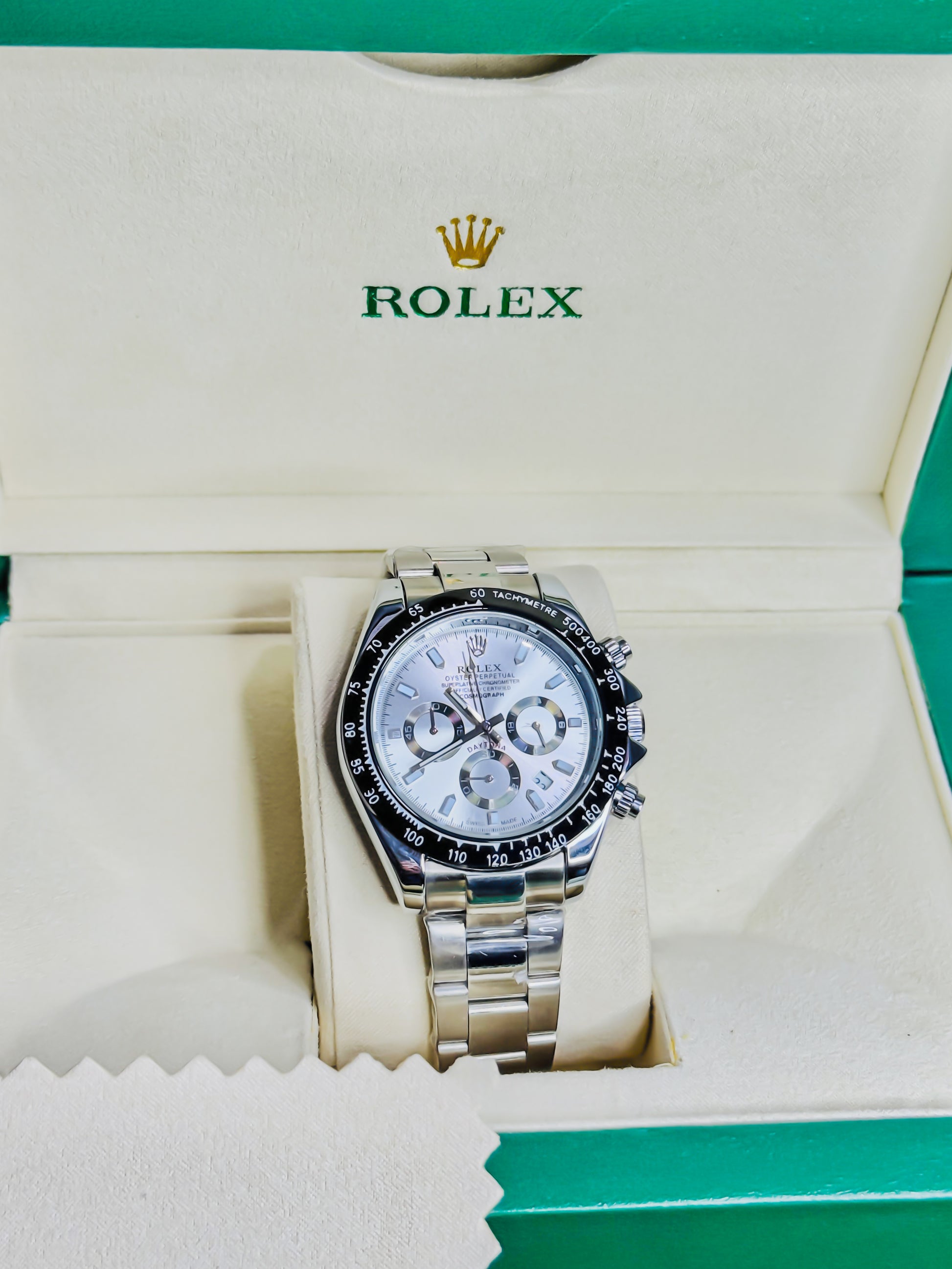 Rolex Daytona Silver 