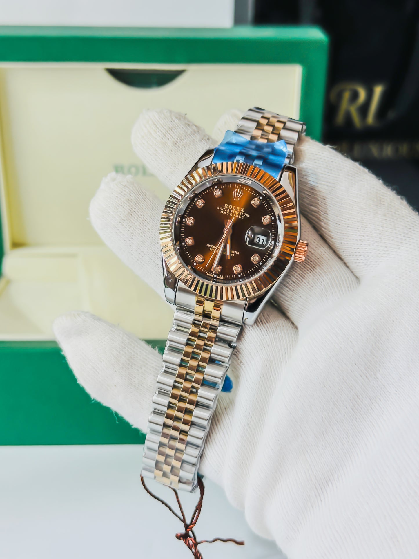 Premium Date Just - Two Tone - Rose Gold Edition