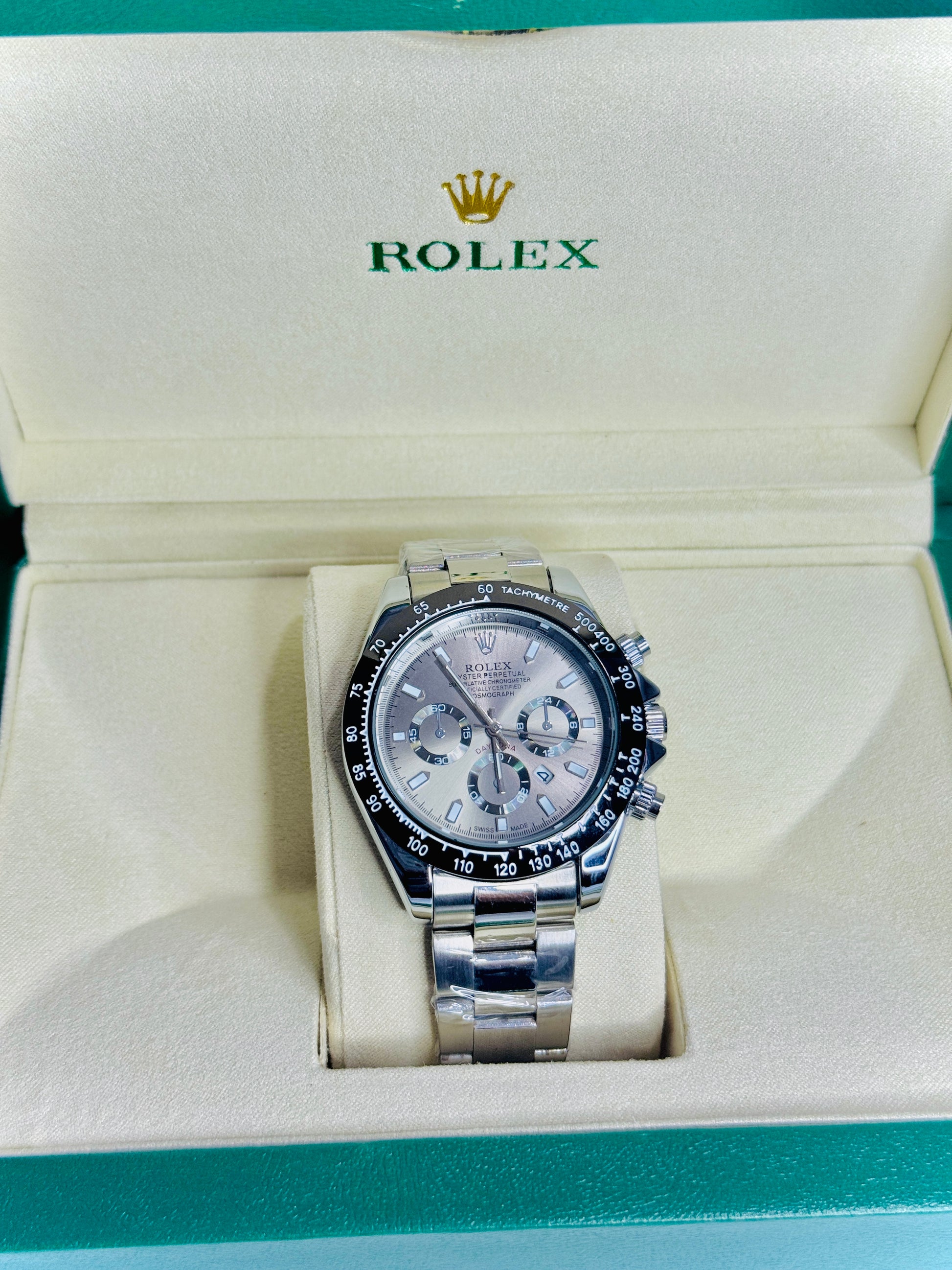 Rolex Daytona Silver Black