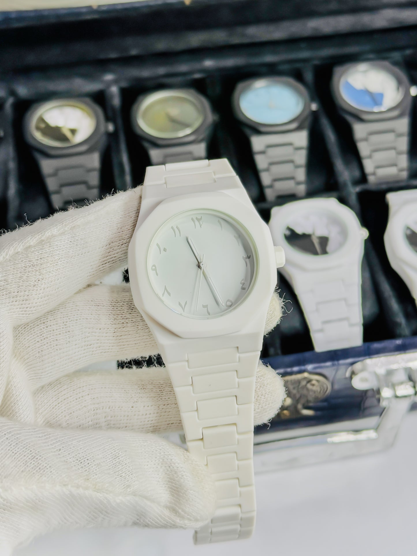 White Arabic Aura Watch