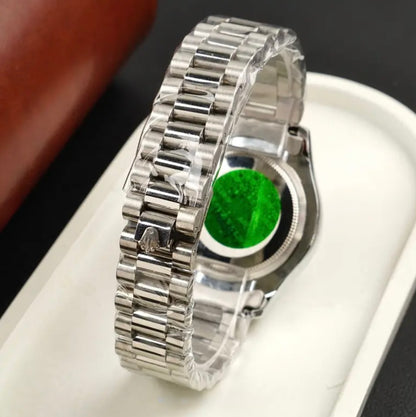 Rolex Royale Date Just - Silver Black