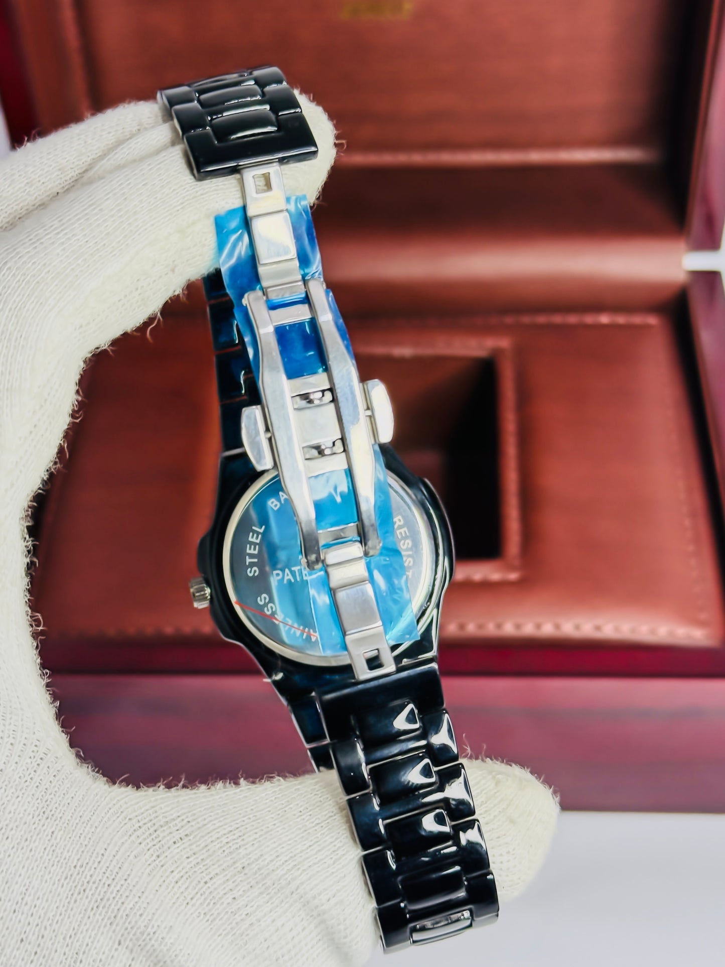 PP Geneve Black - White Dial