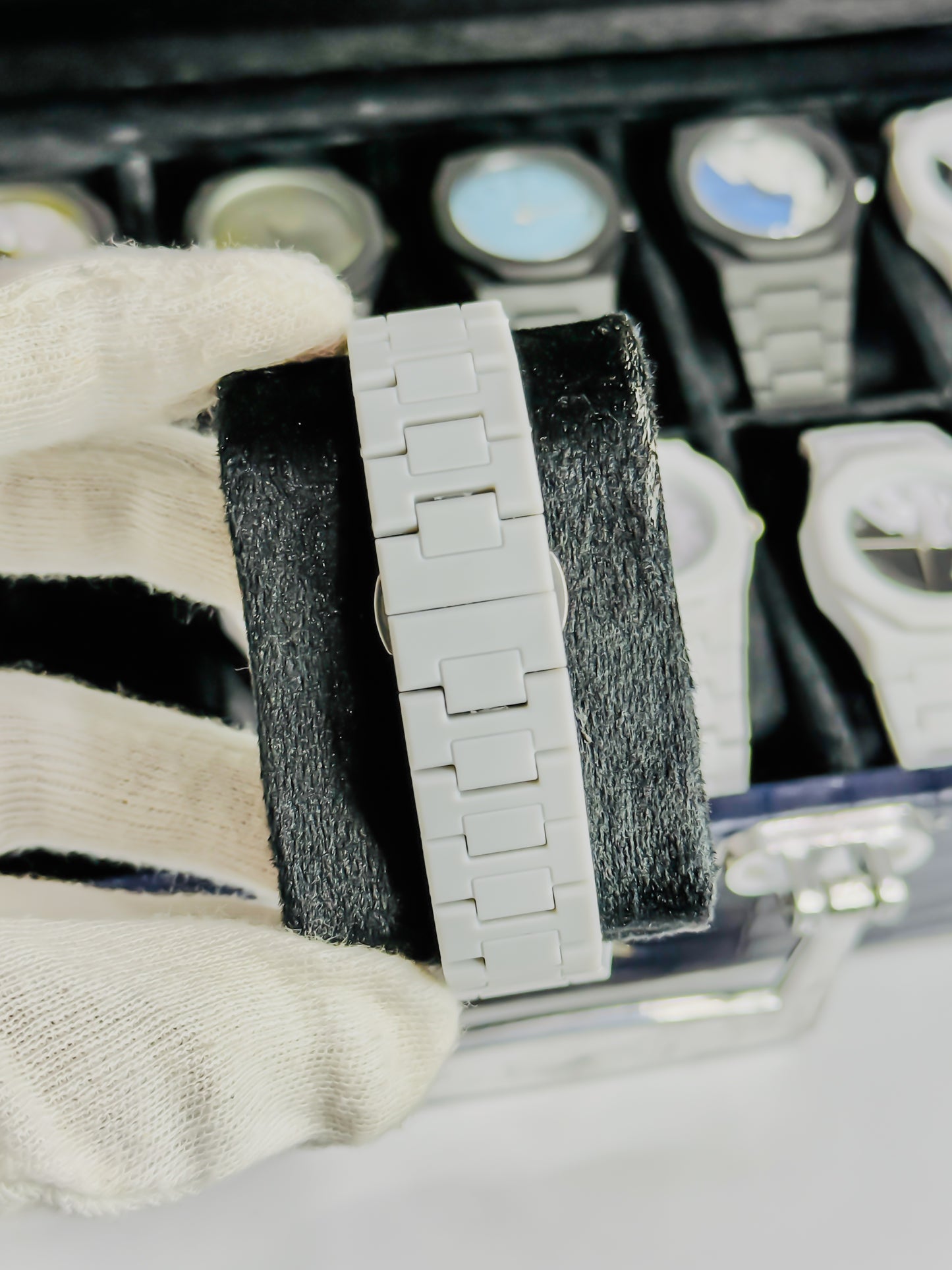 Grey Arabic Aura Watch